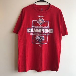 Majestic Brand Phillies MLB Champions T-Shirt